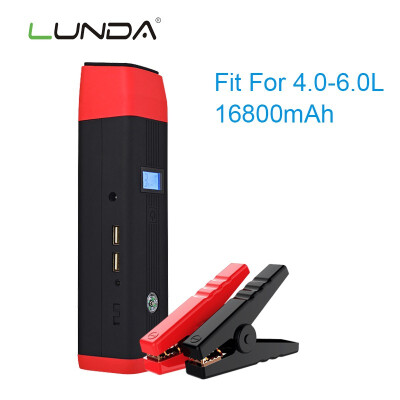 

LUNDA Petrol 80L Diesel 60L - 1000A Discharge Car Jump Starter 58000mWh Starting Power Bank Auto Battery Portable Pack Booster