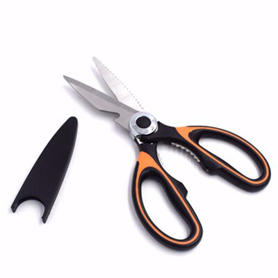 

Latest Heavy Duty Kitchen Pinking Shears Multi-Purpose Utility Meat Scissors for Chicken Poultry Fish Meat Vegetables Herbs