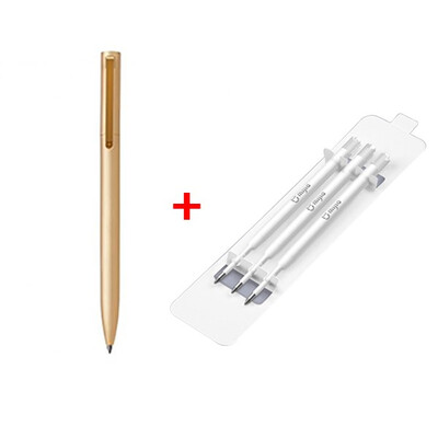 

Original Xiaomi Mijia Metal Sign Pen 05mm Signing Pens PREMEC Smooth Switzerland Refill Aluminum Alloy Pens Ink
