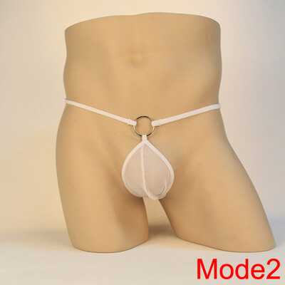 

Men Thong String Underwear Sexy Lingerie Alloy Circle Male Sexy G-String Temptation Thongs