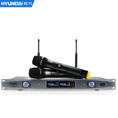 

Hyundai HYUNDAI H-800 wireless microphone one for two wireless microphone professional karaoke microphone home KTV concert meeting host professional microphone