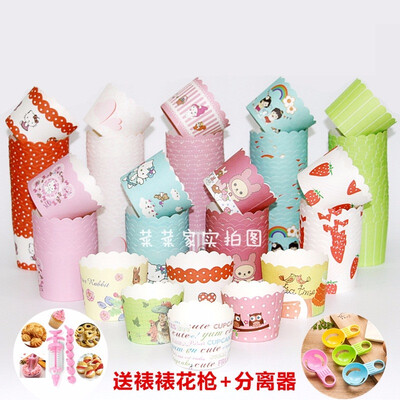 

50PcSet Paper Cake Forms Cupcake Liner Baking Muffin Box Cup Case Party Tray Cake Mold Decorating Tools Muffin Cupcake Paper