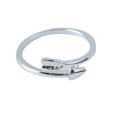 

MyMei New Women Girl Gold Silver Fashion Adjustable Arrow Open Knuckle Ring Jewelry