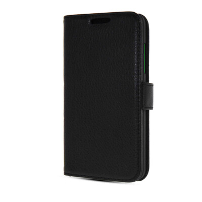 

MOONCASE High quality Leather Side Flip Wallet Card Slot Pouch Stand Shell Back ЧЕХОЛ ДЛЯ Nokia Lumia 630 Black