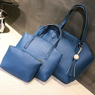 

Womens New Three-piece Korean Tide Wild Large Capacity Shoulder Bag