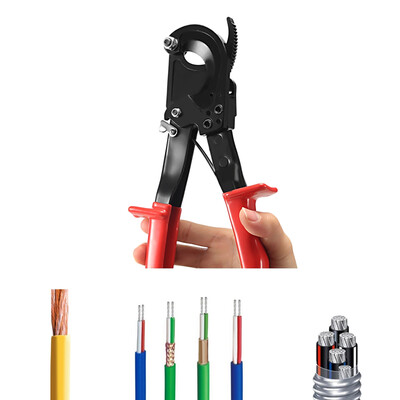 

COLORS HS - 325A Below 240 Square Millimeter Multi-functional Ratchet Cable Cutter Wire Cutting Hand Tool
