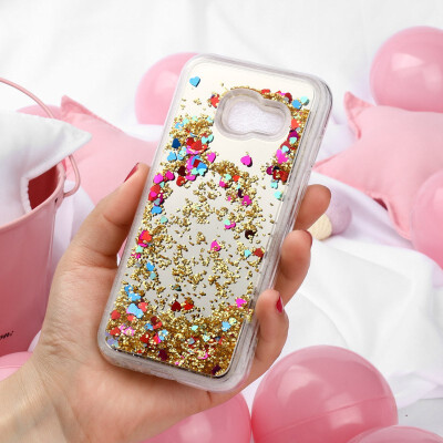 

Akabeila Cover for Samsung Galaxy A5 2017 Case Soft Mirror Dynamic Glitter Phone Protector Cover Shell A520F A520FDS