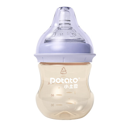 

Small potato potato wide caliber PPSU care small bottle newborn bottle 80mL blue