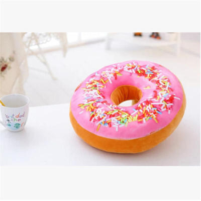 

3D Cute Donut Bread Soft Throw Pillow Case Cushion Cover Home Decor without Core