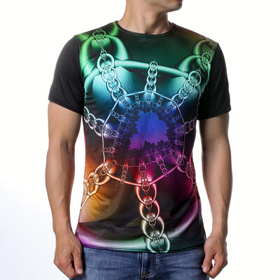

Men&39s Fashion Casual Round Neck Tops Printed Short Sleevs T-shirts