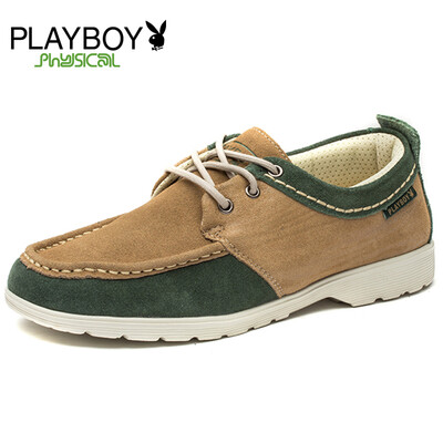 

PLAYBOY brandSpring&Autumn NewBritish styleStylishDaily leisureLow topAuthentic leatherBreathableMens shoes