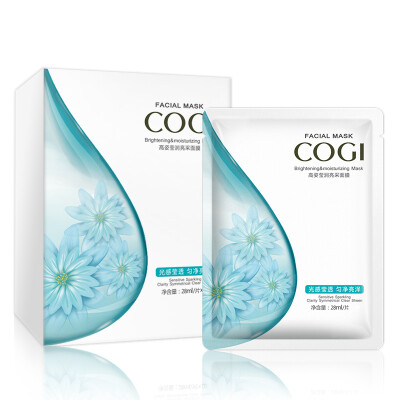 

High-profile COGI shiny bright mask 28ml * 10 (water moisturizing cosmetics female skin care suit)