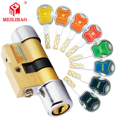 

Meribel meilibao security door lock core copper multi-track 36 blade door lock home security door lock Baodean 11 86P385