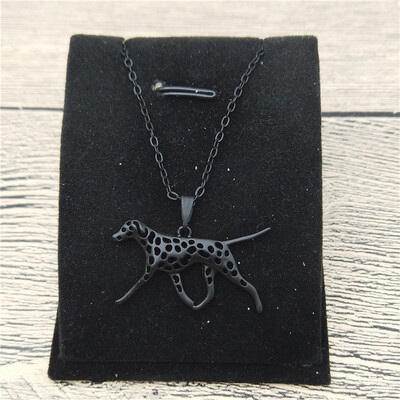 

New Dalmatian Necklace Trendy Style Dalmatian Pendant Necklace Women Fashion Pet Jewellery Animal Dog Jewellery