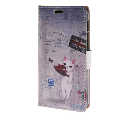 

MOONCASE Case for Alcatel One Touch Pixi 3 (5.0") OT-5015 Leather Flip Wallet Style and Kickstand Case Cover Design / a04