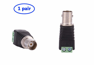 

COOLM BNC Connectors Coax Cat5 Cat6 BNC female CCTV Connector BNC female Jack Video Balun Camera connectors