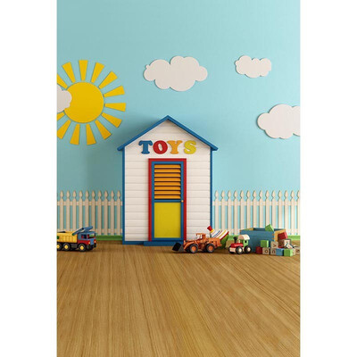 

Toys Photo Backdrop 57FT Vinyl Fabric Cloth Digital Printing Photo Background for Children -3191