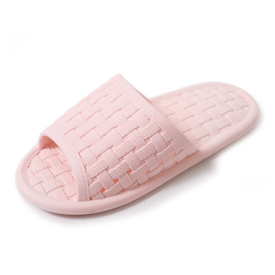 

SEAT stylish slippers female bathroom sandals&slippers hotel plastic slippers summer left&right casually wear lazy home shoes 3637 yards light pink