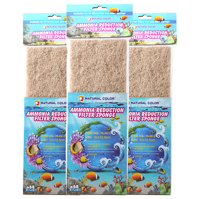 

Natural COLOR Fish tank filter Biochemical cotton water purification in addition to nitrite biochemical cotton to reduce toxins 32 * 12 * 2cm