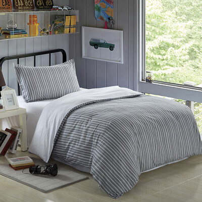 

Jingdong supermarket Victoria public bedding home textiles combed cotton single quilt 150 205cm-classic stripes