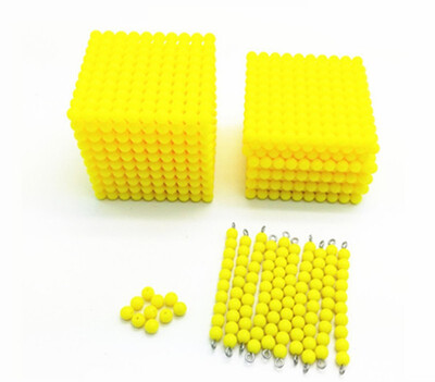 

Новая детская игрушка Montessori Golden Bead 2000 + 100 + 10 Math Раннее детство Образование Дошкольное Обучение Детские игрушки