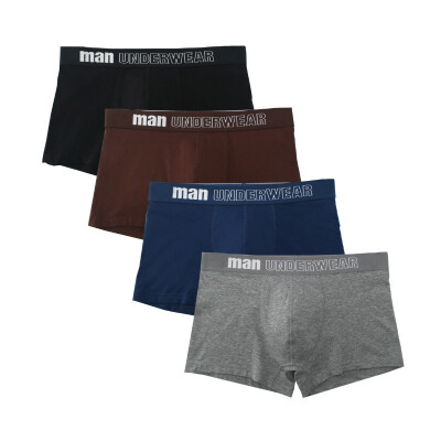 

4Pcslot 2018 New Striped Mens Cotton Boxer Shorts Boxers Underwear Men Brand Underpants Comfortable Breathable Male Panties