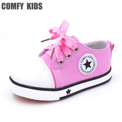 

COMFY KIDS Anti slip sole child sneakers shoes soft bottom baby toddler shoes boys girls sneakers child canvas boy girl