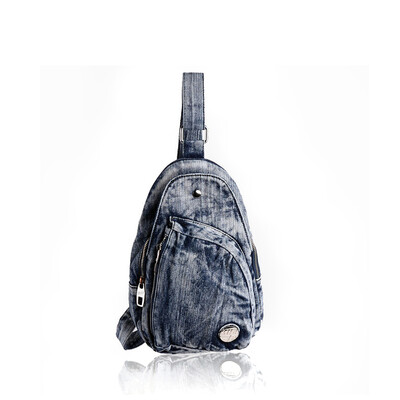 

2016 new fashion women handbags designer brand lady denim bag chest bag retro female bag messenger bag