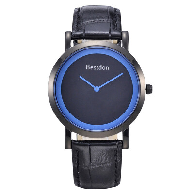 

BESTDON BD9969 Women's Fashionable Simple Waterproof Quartz Wrist Watch(Black+Blue