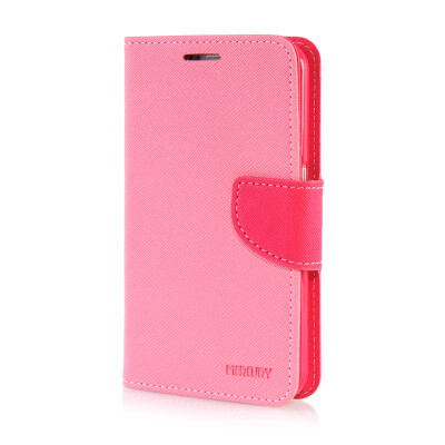 

MOONCASE Leather Side Flip Wallet Card Slot Pouch Stand Case Cover for Samsung Galaxy S6 Pink