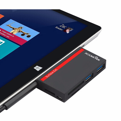 

Rocketek usb 30 multi 5 in 1 memory card reader adapter for SDTF micro SD Microfoft Surface Pro 34 Hub computer accessories