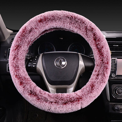 

Faux Rabbit Fur Steering Wheel Cover Cute Comfortable Plush Steering Wheel Cover High Quality Faux Fur Steering Cover FFWC01