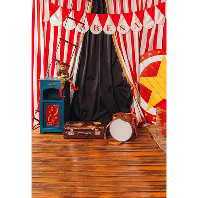 

Circus Curtain Photo Background 57FT Vinyl Fabric Cloth Digital Printing Photo Studio Backdrop S-3131