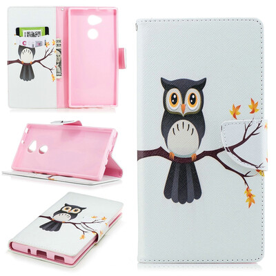 

BEFOSPEY Painting PU LeatherSoft TPU Card Slot Stand Wallet Case For Sony Xperia XA2 Ultra 60"2018