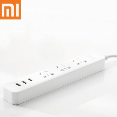 

Original Xiaomi Smart Adaptation 3 USB 21A Power Strip with 3 Standard Sockets 250V XiaoMi Power Strip