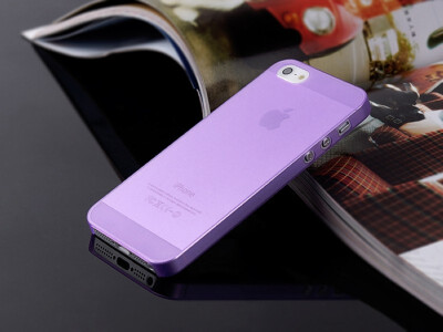 

PURPLE For Apple iPhone 5 5S Ultra Thin 0.3mm Back Hard Case Cover Skin