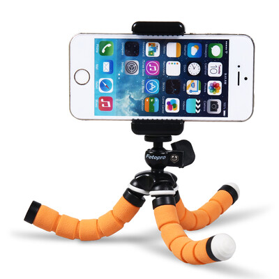 

Fotopro flexible compact tripod aluminum&foam mini tripod for smart phone&camera