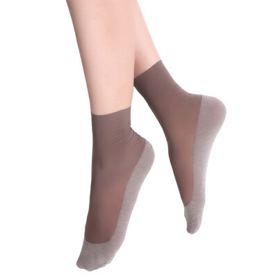 

Pierre Cardin short socks high elastic stockings 6 pairs of SPA mask cotton bottom wear socks brown color code