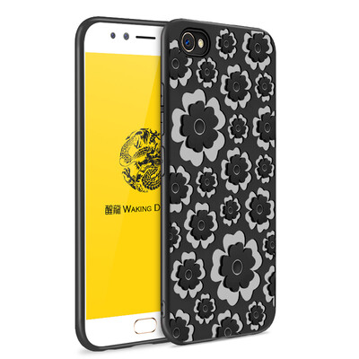 

Goowiiz Fashion Phone Case For Vivo X9X9s 3D Relief Flower Ultrathin Soft TPU Full Protection