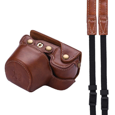 

PU Leather Camera Strap Shoulder Neck Belt Quick Sling for Sony A6500 A6300 A6000 A5100 A5000 for Fujifilm X30 X70 X100 X100F X100