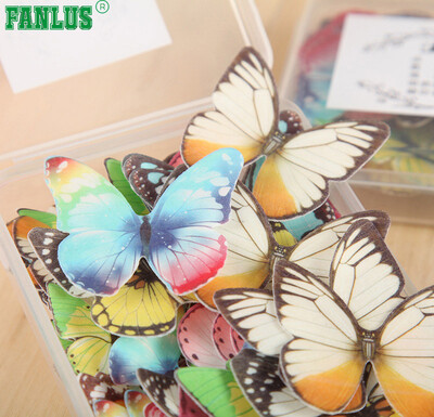 

FANLUS Edible Butterflies Large Rainbow Variety Set of 360pcs - Cake Decoration&Cupcake Toppers Decoration