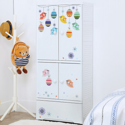 

Also elegant drawer plastic storage cabinet cartoon storage cabinet finishing cabinet childrens wardrobe six-layer hanging style 2 compartment 1 drawer