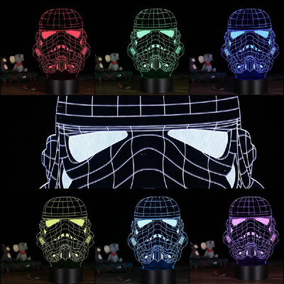 

3D LED Desk Lamp Illusion Colorful Table Night Light