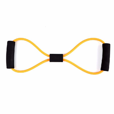 

8 Shaped Resistance Bands Exercise Cords Chest Stretch Yoga Training Fitness Elastic Tube Bands