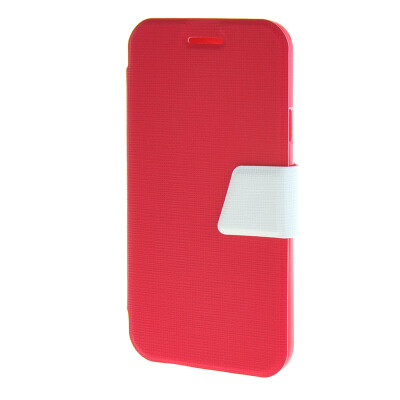 

MOONCASE New Fashion Premium PU Leather Flip Stand Back Case Cover for Samsung Galaxy E5 E500 Hot pink