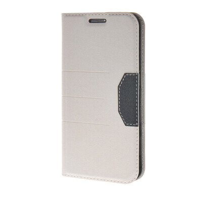 

MOONCASE Fashion Leather Side Flip Wallet Card Holder Stand Pouch ЧЕХОЛ ДЛЯ Samsung Galaxy S6 Edge White