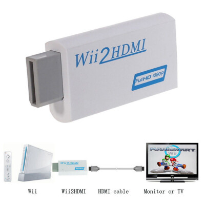 

Wii To HDMI 1080P Upscaling Converter Adapter with 3.5mm Audio Output