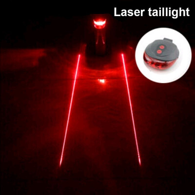 

FTW bike Tail light 5 LED 2 Laser Cycling Safety warning Bicycle Rear Lamp Bike Laser Tail bike Light Bicicleta Caution