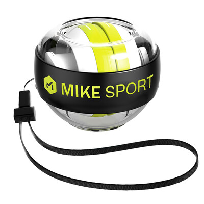 

Mi Ke wrist ball gripper super gyro wrist self-start grip ball male wrist trainer MK2703-03 black with light belt count