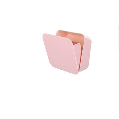

Plastic Self-adhesive storage box debris bathroom shelf cutlery box toothbrush makeup organizer bathroom accessories